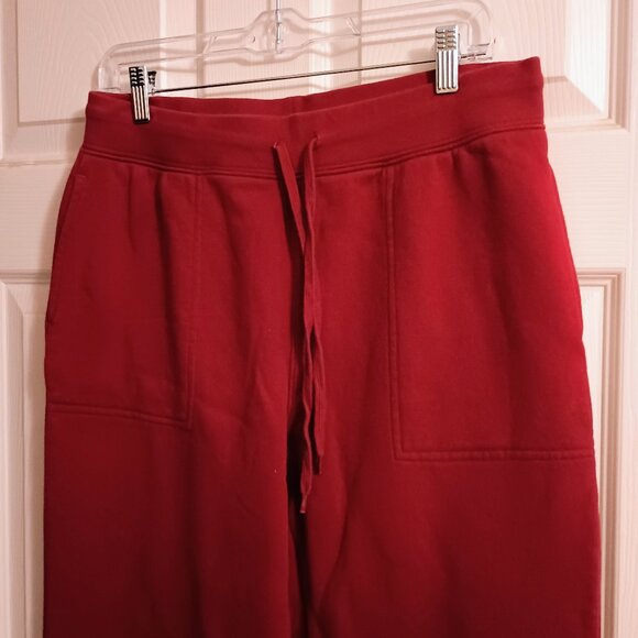 Womens Laura Scott Wine Sweatpants, M, Hi Rise, Drawstring, Wide Leg, New - Picture 5 of 6
